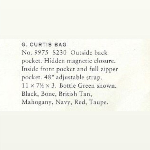 Vintage Coach Curtis - Picture 8 of 8